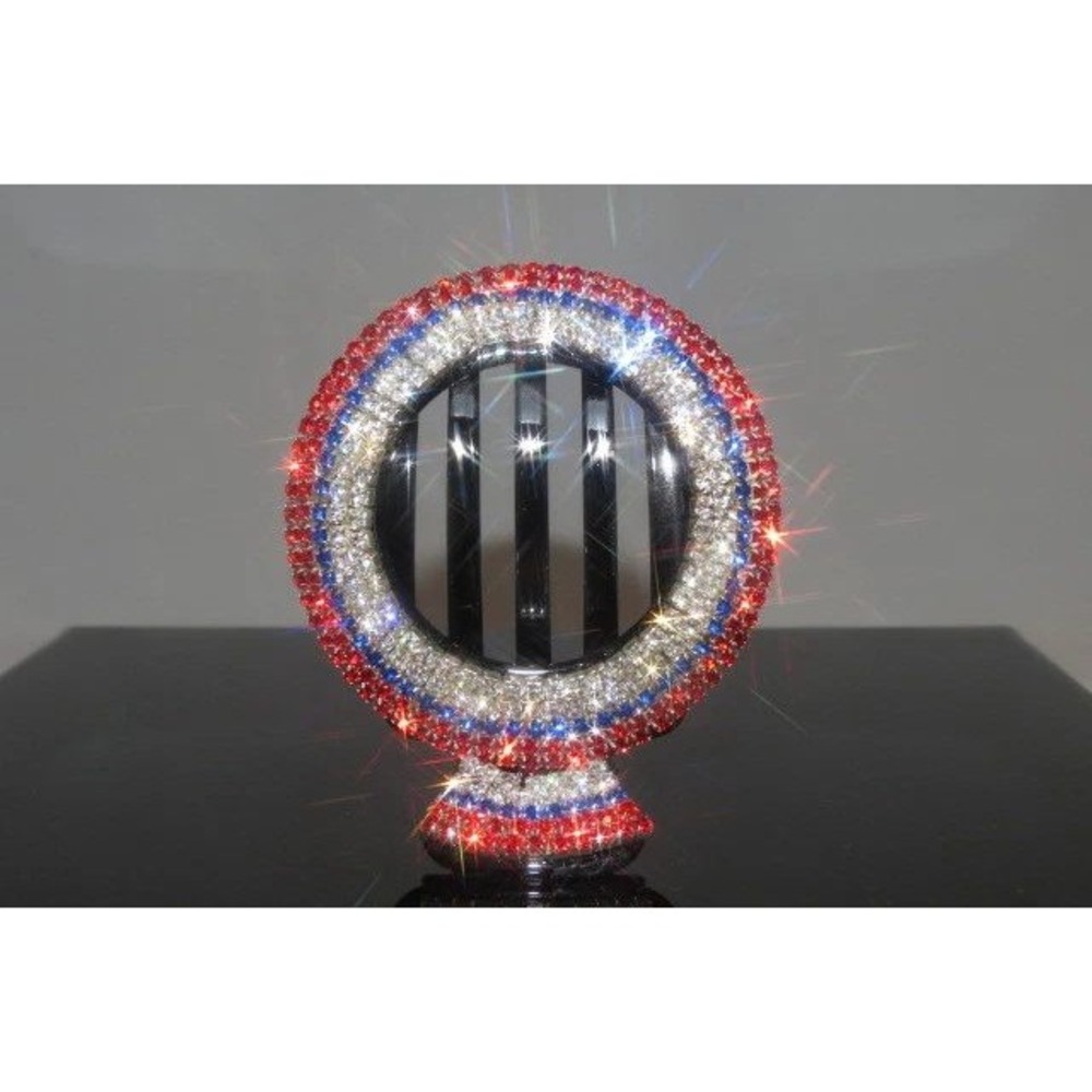 Brand‎ New Gorgeous Hair Clip with Shinny Rhinestone Jewelry Accessories Flag